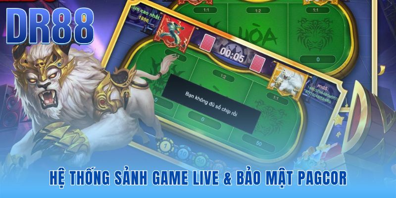 Sự giám sát PAGCOR giúp Rồng Hổ DR88 đảm bảo minh bạch tuyệt đối