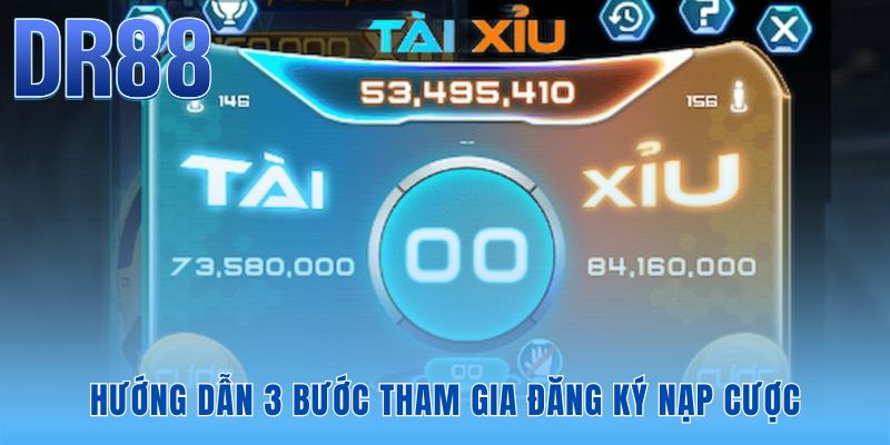Quy trình 3 bước tham gia giúp bạn đặt cược nhanh chóng