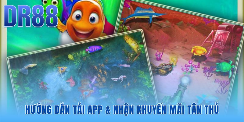 Ứng dụng bắn cá DR88 tặng ngay gói xu khởi nghiệp khi tải về máy